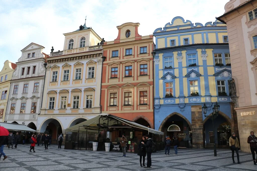 Prague's old town swaure